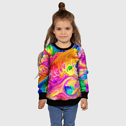 Свитшот детский TIE DYE, цвет: 3D-черный — фото 2