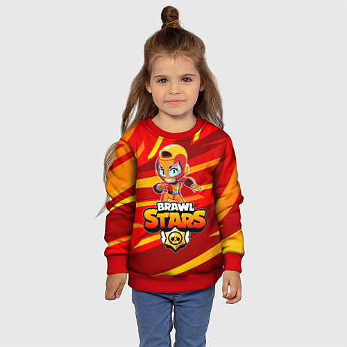 Детский свитшот BRAWL STARS MAX / 3D-Красный – фото 4