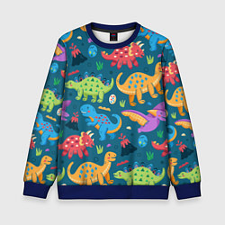 Детский свитшот Арт с динозаврами