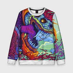 Свитшот детский HYPERBEAST, цвет: 3D-белый