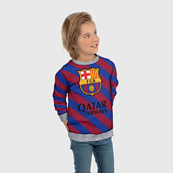 Свитшот детский Barcelona, цвет: 3D-меланж — фото 2