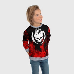 Свитшот детский THE OFFSPRING, цвет: 3D-меланж — фото 2