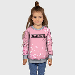 Свитшот детский BLACKPINK, цвет: 3D-меланж — фото 2