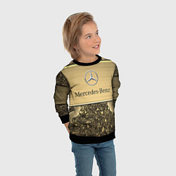 Свитшот детский MERCEDES GOLD, цвет: 3D-черный — фото 2