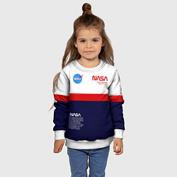 Свитшот детский NASA, цвет: 3D-белый — фото 2