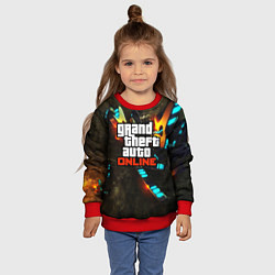 Свитшот детский GTA:Online, цвет: 3D-красный — фото 2