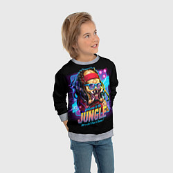 Свитшот детский PREDATOR, цвет: 3D-меланж — фото 2
