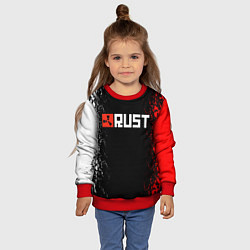 Свитшот детский RUST, цвет: 3D-красный — фото 2