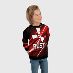 Свитшот детский RUST, цвет: 3D-черный — фото 2