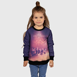 Свитшот детский BTS, цвет: 3D-черный — фото 2