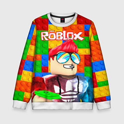 Свитшот детский ROBLOX 3, цвет: 3D-белый
