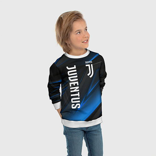 Детский свитшот JUVENTUS / 3D-Белый – фото 3