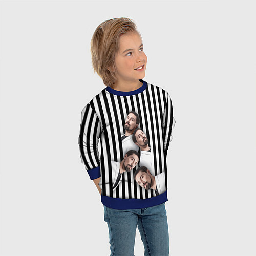 Детский свитшот Дима Билин / 3D-Синий – фото 3