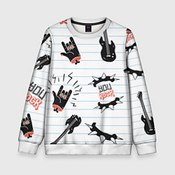 Детский свитшот Ты рокер