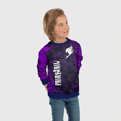 Детский свитшот FAIRY TAIL / 3D-Синий – фото 3