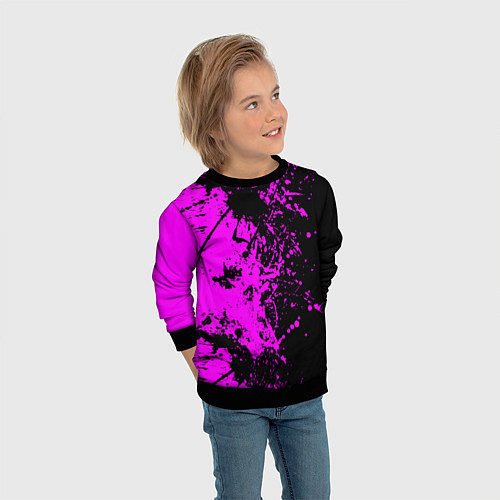 Детский свитшот Чёрная магия / 3D-Черный – фото 3