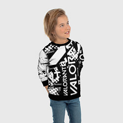 Свитшот детский Valorant, цвет: 3D-черный — фото 2