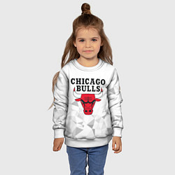 Свитшот детский CHICAGO BULLS, цвет: 3D-белый — фото 2