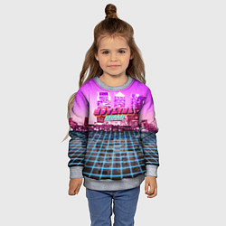 Свитшот детский HOTLINE MIAMI 2, цвет: 3D-меланж — фото 2