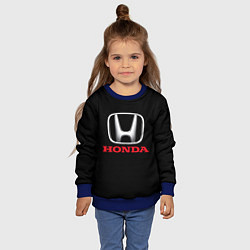 Свитшот детский HONDA, цвет: 3D-синий — фото 2