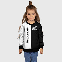 Свитшот детский HONDA, цвет: 3D-черный — фото 2
