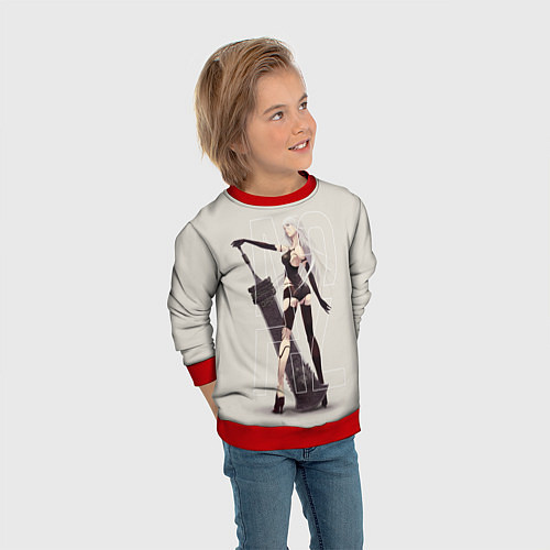 Детский свитшот A2 / 3D-Красный – фото 3