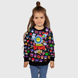 Свитшот детский BRAWL STARS NANI, цвет: 3D-черный — фото 2
