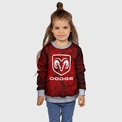Свитшот детский DODGE, цвет: 3D-меланж — фото 2