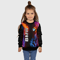 Свитшот детский BMW, цвет: 3D-черный — фото 2