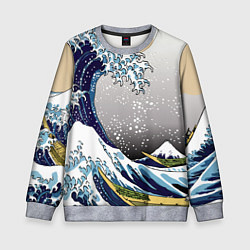 Детский свитшот The great wave off kanagawa