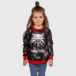 Свитшот детский The Witcher, цвет: 3D-красный — фото 2