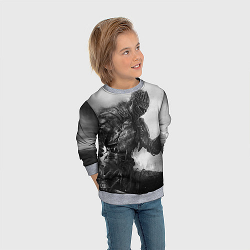 Детский свитшот DARK SOULS / 3D-Меланж – фото 3