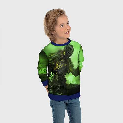 Детский свитшот DARK SOULS / 3D-Синий – фото 3