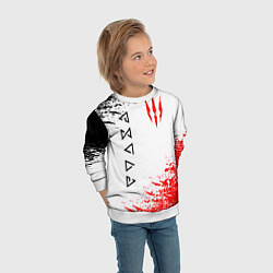 Свитшот детский THE WITCHER, цвет: 3D-белый — фото 2