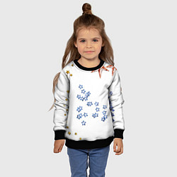 Свитшот детский Звёзды, цвет: 3D-черный — фото 2