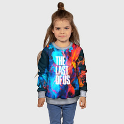 Свитшот детский THE LAST OF US, цвет: 3D-меланж — фото 2