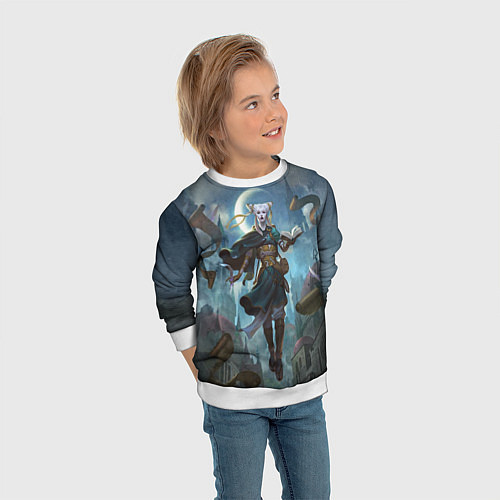 Детский свитшот Tamiyo / 3D-Белый – фото 3