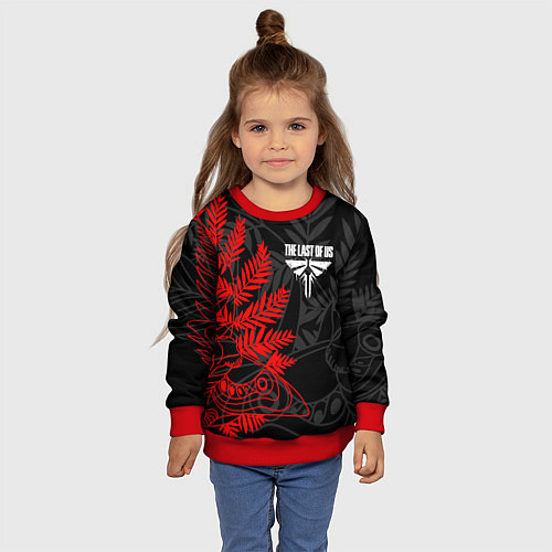 Детский свитшот THE LAST OF US 2 / 3D-Красный – фото 4