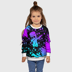 Свитшот детский FORTNITE x MARSHMELLO, цвет: 3D-белый — фото 2