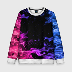 Детский свитшот ОГОНЬ НЕОН