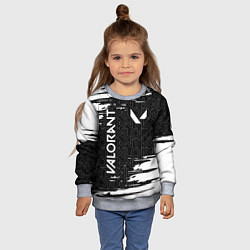 Свитшот детский VALORANT ВАЛОРАНТ, цвет: 3D-меланж — фото 2