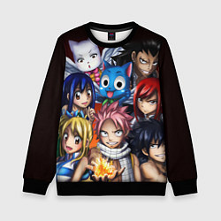 Свитшот детский FAIRY TAIL ХВОСТ ФЕИ, цвет: 3D-черный