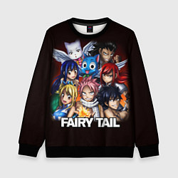 Свитшот детский FAIRY TAIL ХВОСТ ФЕИ, цвет: 3D-черный