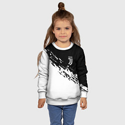 Свитшот детский JUVENTUS, цвет: 3D-белый — фото 2