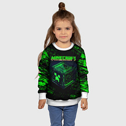 Свитшот детский MINECRAFT, цвет: 3D-белый — фото 2