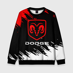 Свитшот детский DODGE, цвет: 3D-черный