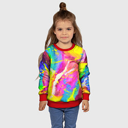 Свитшот детский ТИ-ДАЙ, цвет: 3D-красный — фото 2