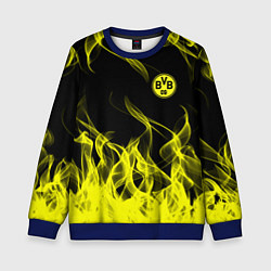 Свитшот детский BORUSSIA, цвет: 3D-синий