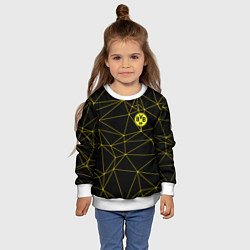 Свитшот детский BORUSSIA, цвет: 3D-белый — фото 2