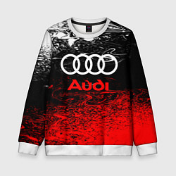 Свитшот детский AUDI, цвет: 3D-белый